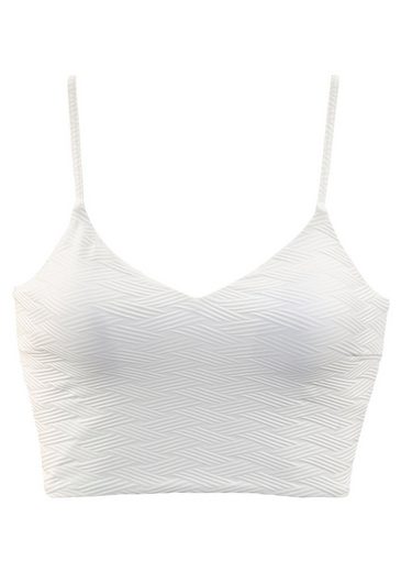 SUNSEEKER Crop-Bikini-Top Loretta mit Strukturmuster mehr Kauf eins, bekomm eins gratis