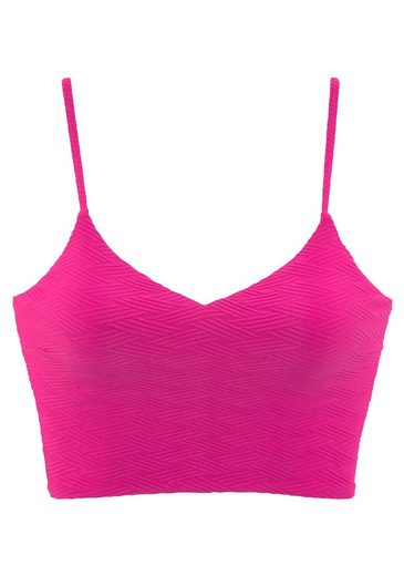 SUNSEEKER Crop-Bikini-Top Loretta mit Strukturmuster mehr Tägliche Deals