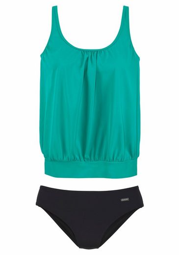 LASCANA Oversize-Tankini Miederverstärkung am Cup, Unterbrustgummi rundum, verstellbare Träger mehr Nur für heute