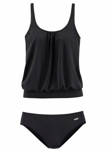 LASCANA Oversize-Tankini Miederverstärkung am Cup, Unterbrustgummi rundum, verstellbare Träger mehr Nur für heute