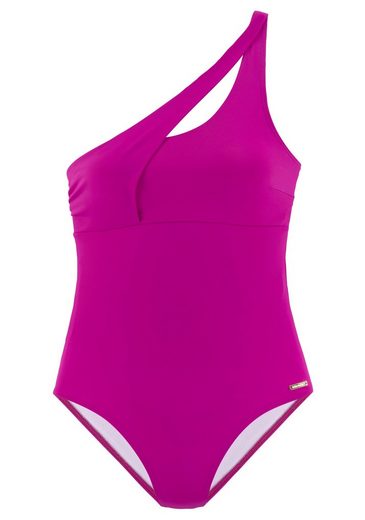 BRUNO BANANI Badeanzug mit asymmetrischem Schnitt mehr Clearance-Verkauf