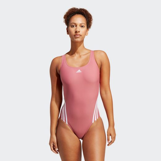 ADIDAS PERFORMANCE Badeanzug 3S SWIMSUIT 1-St mehr Fabrikladen