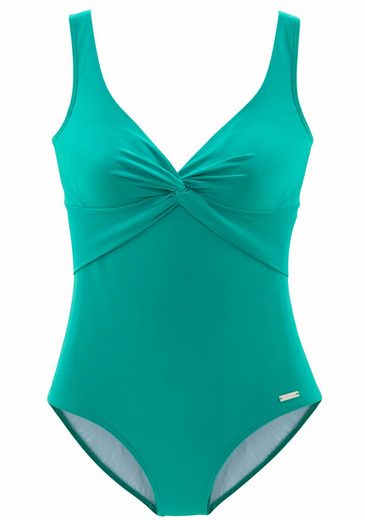 LASCANA Badeanzug mit Shaping-Einsatz vorn, eingearbeitete Softcups, mit Raffungen mehr Auslauf