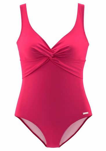 LASCANA Badeanzug mit Shaping-Einsatz vorn, eingearbeitete Softcups, mit Raffungen mehr Auslauf