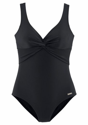 LASCANA Badeanzug mit Shaping-Einsatz vorn, eingearbeitete Softcups, mit Raffungen mehr Auslauf