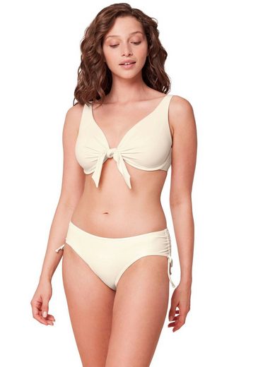 TRIUMPH Bügel-Bikini-Top Summer Glow W sd tief ausgeschnitten mit Bügeln, Struktur-Piqué mehr Blitzverkäufe