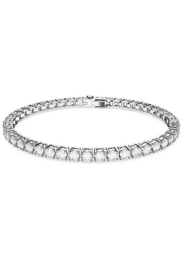 SWAROVSKI Tennisarmband Matrix, Rundschliff mit Swarovski® Kristall mehr Schlussverkauf