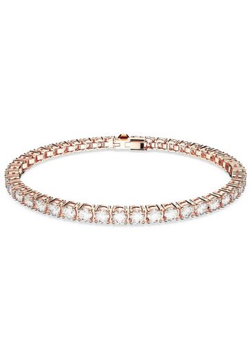 SWAROVSKI Tennisarmband Matrix, Rundschliff mit Swarovski® Kristall mehr Schlussverkauf