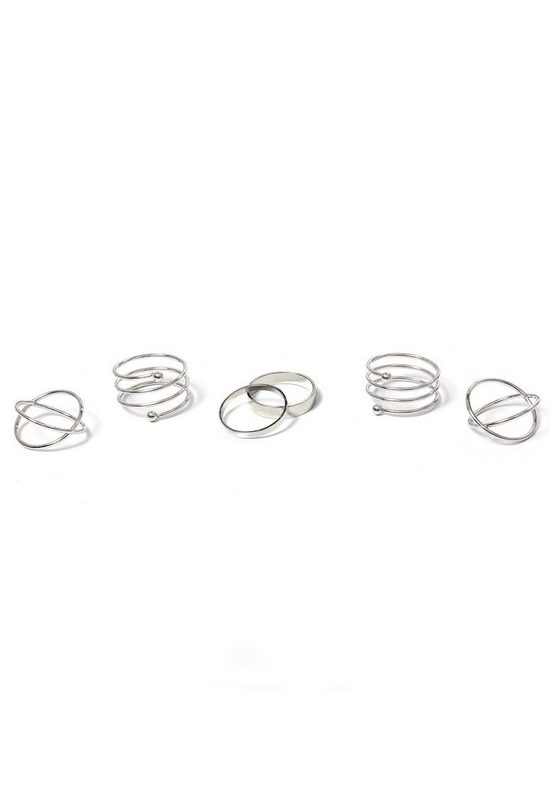 FIRETTI Ring-Set im teilweise mehrreihigen Design Set, 6-tlg mehr
