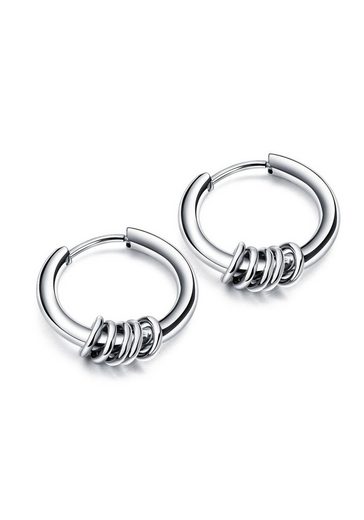 FIRETTI Paar Creolen Schmuck Geschenk, Circles Einhänger abnehmbar mehr Sonderangebot