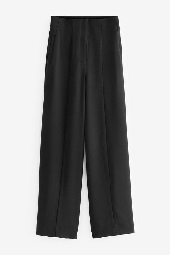 NEXT Stoffhose Figurbetonte Hose mit besonders weitem Bein 1-tlg mehr Tägliche Deals