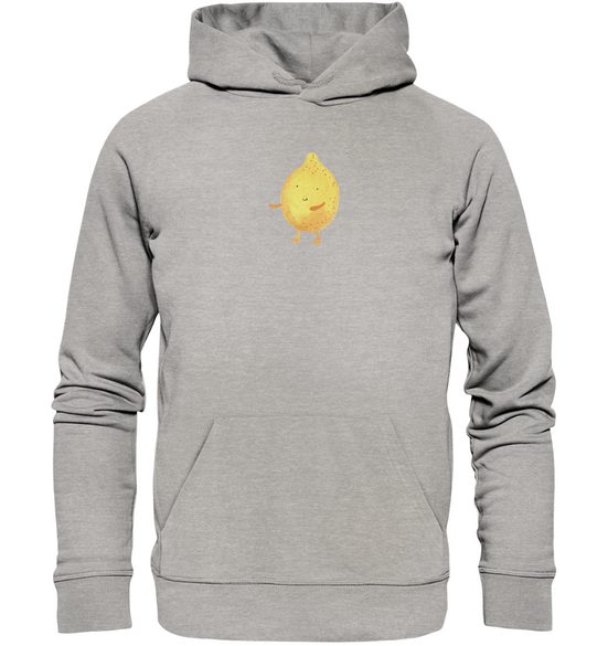 MR. & MRS. PANDA Hoodie Größe S Beste Freunde Zitrone - Heather Grey - Geschenk, Öko-Hoodie (1-tlg) Stylisch & Komfortabel mehr Clearance-Verkauf