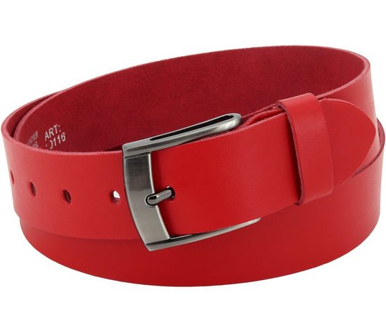 COLOGNEBELT Ledergürtel E31-SL Schlicht dennoch modern mit Dornschließe, MADE IN GERMANY mehr Schlussverkauf