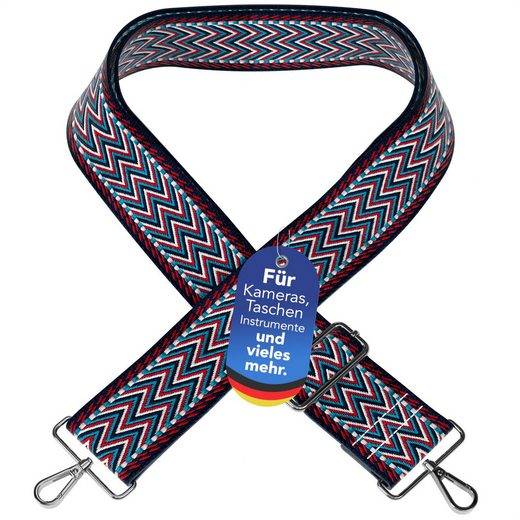 EAZY CASE Schulterriemen Schultergurte für Taschen gemustert Wechselband Taschenriemen Festivalbag verstellbar universal Violett mehr Neuheiten