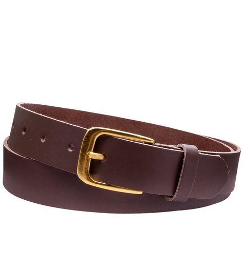 COLOGNEBELT Ledergürtel C16-SL Schlicht dennoch modern mit Dornschließe, MADE IN GERMANY mehr Wochenangebot