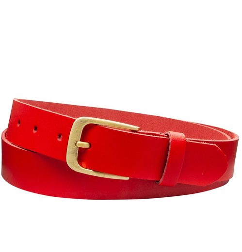 COLOGNEBELT Ledergürtel C16-SL Schlicht dennoch modern mit Dornschließe, MADE IN GERMANY mehr Wochenangebot