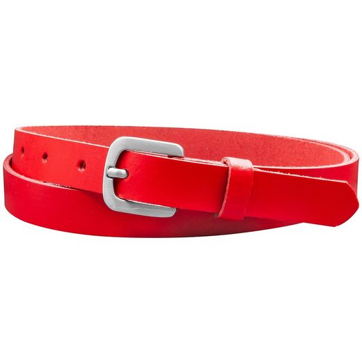 COLOGNEBELT Ledergürtel A5-SL Echt Leder Gürtel 2 cm Breit in Schwarz mit stilvoller Gürtelschließe, leger und modern mehr Limitierter Zeitrabatt