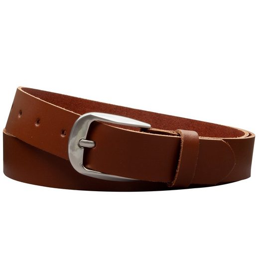 COLOGNEBELT Ledergürtel C2-SL Schlicht dennoch modern mit Dornschließe, MADE IN GERMANY mehr Fabrik Onlineshop