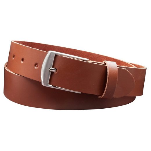 COLOGNEBELT Ledergürtel D9-SL Schlicht dennoch modern mit Dornschließe, MADE IN GERMANY mehr Versandkostenfrei
