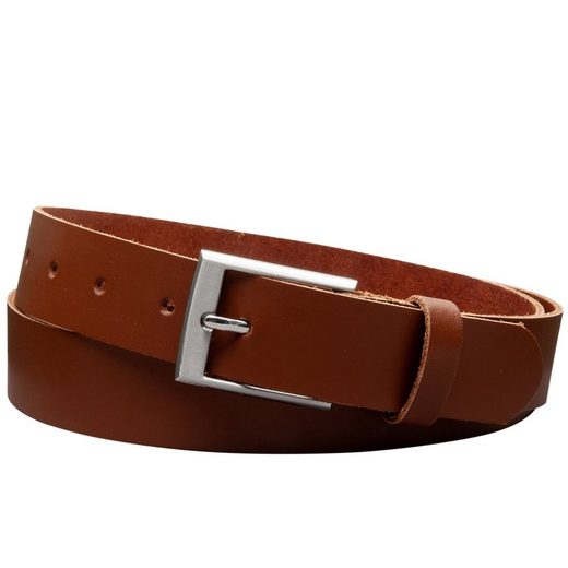 COLOGNEBELT Ledergürtel C9-SL Schlicht dennoch modern mit Dornschließe, MADE IN GERMANY mehr Vatertagsangebot