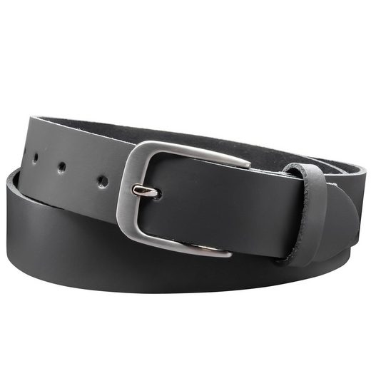COLOGNEBELT Ledergürtel D28-SL Schlicht dennoch modern mit Dornschließe, MADE IN GERMANY mehr Jubiläumsangebot