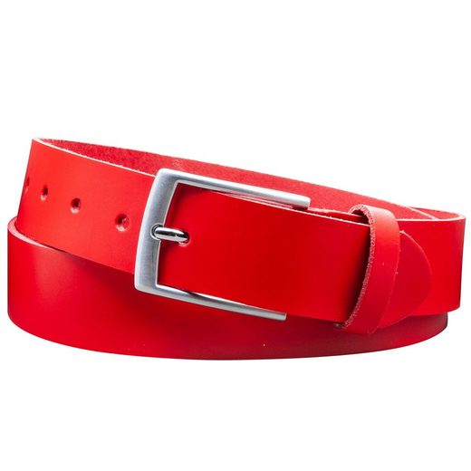 COLOGNEBELT Ledergürtel D21-SL Schlicht dennoch modern mit Dornschließe, MADE IN GERMANY mehr Top Angebot