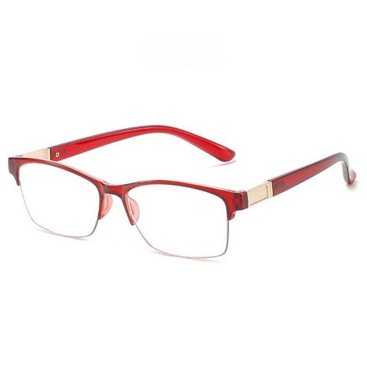 YRIIOMO Lesebrille Halbrand nicht verschreibungspflichtige Lesebrille, modische hochauflösende Business-Lesebrille für Damen und Herren. mehr Letzter Tag