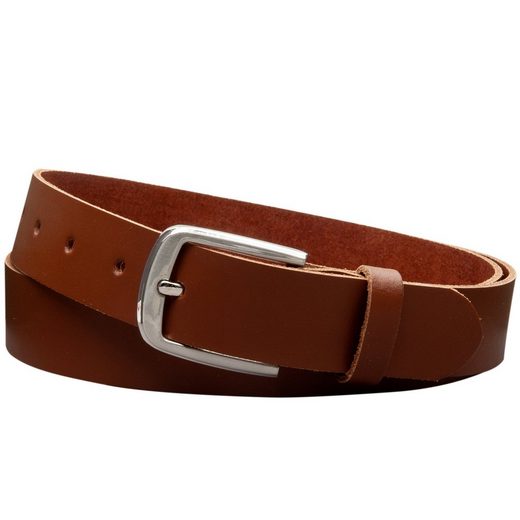 COLOGNEBELT Ledergürtel C15-SL Schlicht dennoch modern mit Dornschließe, MADE IN GERMANY mehr 50% Rabatt für begrenzte Zeit