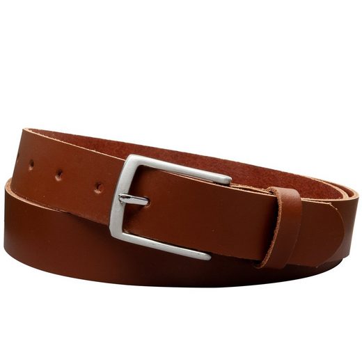 COLOGNEBELT Ledergürtel C11-SL Schlicht dennoch modern mit Dornschließe, MADE IN GERMANY mehr Online