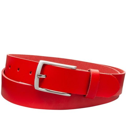 COLOGNEBELT Ledergürtel C11-SL Schlicht dennoch modern mit Dornschließe, MADE IN GERMANY mehr Outlet