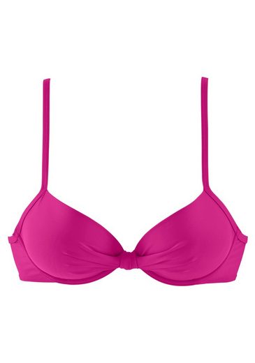 S.OLIVER Bügel-Bikini-Top Spain mit geraffter Mitte mehr Fabrikverkauf