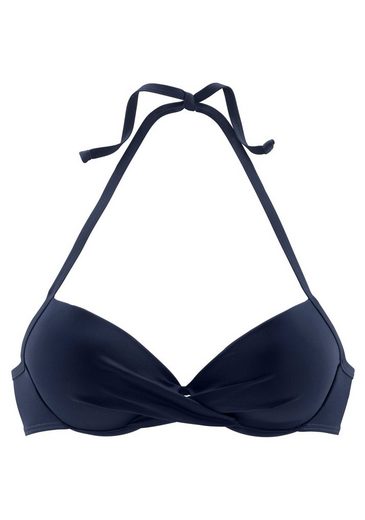 S.OLIVER Push-Up-Bikini-Top Spain in Wickeloptik mehr Kostenloser Versand