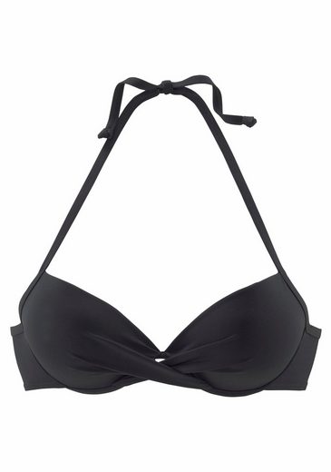 S.OLIVER Push-Up-Bikini-Top Spain in Wickeloptik mehr Limitierter Zeitrabatt