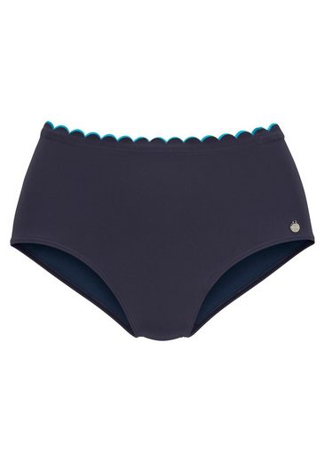 LASCANA Highwaist-Bikini-Hose Camilla mit Farbkontrast mehr Preisnachlass