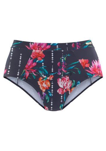 SUNSEEKER Highwaist-Bikini-Hose Modern mit floralem Design mehr Cyber Monday