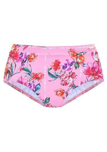SUNSEEKER Highwaist-Bikini-Hose Modern mit floralem Design mehr Cyber Monday