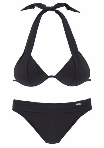 LASCANA Triangel-Bikini im Nacken zu binden, wattierte Cups, mit eingearbeiteten Kissen mehr Lagerräumung