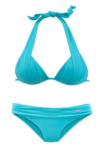 LASCANA Triangel-Bikini im Nacken zu binden, wattierte Cups, mit eingearbeiteten Kissen mehr Lagerräumung