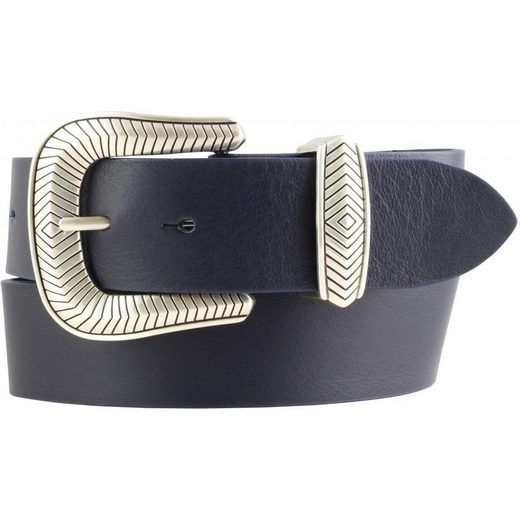 BELTINGER Ledergürtel Designer-Gürtel aus Vollrindleder mit Metall-Schlaufe 4 cm - Jeans-Gür 1-St mehr Exklusivangebot