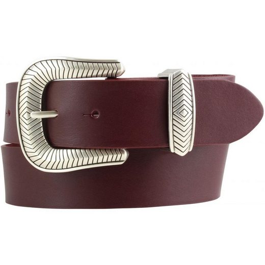 BELTINGER Ledergürtel Designer-Gürtel aus Vollrindleder mit Metall-Schlaufe 4 cm - Jeans-Gür 1-St mehr Preisnachlass
