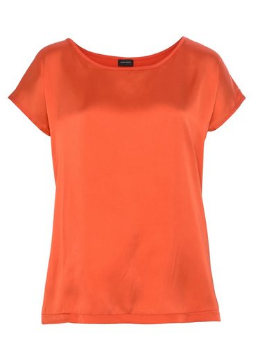 LAURA SCOTT Shirtbluse aus Satin und Jersey mehr Sonderangebot der Fabrik