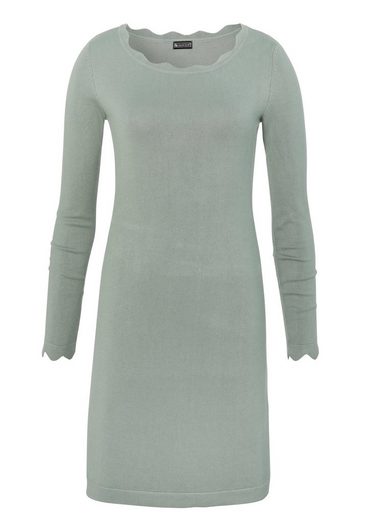 LAURA SCOTT Strickkleid mit femininer Wellenkante - NEUE FARBEN mehr Begrenzt auf 3 Tage