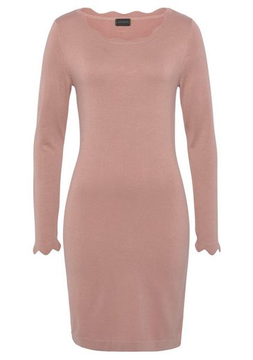LAURA SCOTT Strickkleid mit femininer Wellenkante - NEUE FARBEN mehr Begrenzt auf 3 Tage
