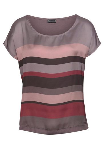 LAURA SCOTT Shirtbluse in modischem Streifen-Design mehr Rabatt