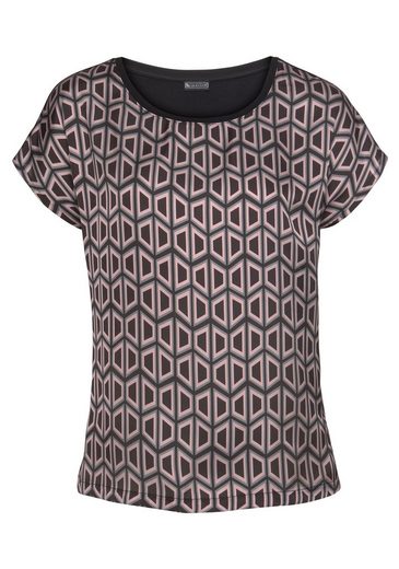 LAURA SCOTT Shirtbluse aus glänzendem Satin mehr Günstig kaufen