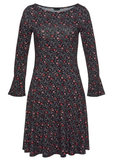 LAURA SCOTT Jerseykleid mit Volant am Ärmel mehr Zeitlich begrenztes Angebot