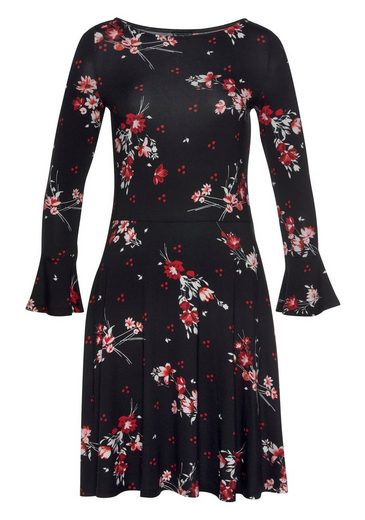 LAURA SCOTT Jerseykleid mit Volant am Ärmel mehr Zeitlich begrenztes Angebot