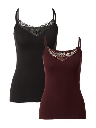 ONLY Spitzentop ONLKIRA LACE SINGLET 2PACK NOOS 2er-Pack mehr Räumungsverkauf