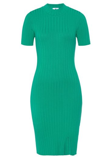 AJC Strickkleid mit feinem Stehkragen und modischem Schlitz mehr Tiefpreis