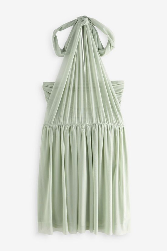 NEXT Partykleid Multiway-Brautjungfern-Minikleid aus Mesh 1-tlg mehr Kostenlose Rückgabe